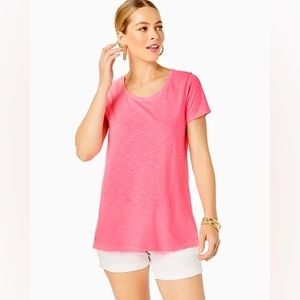 Lilly Pulitzer Etta Scoop Neck - Coral Sands